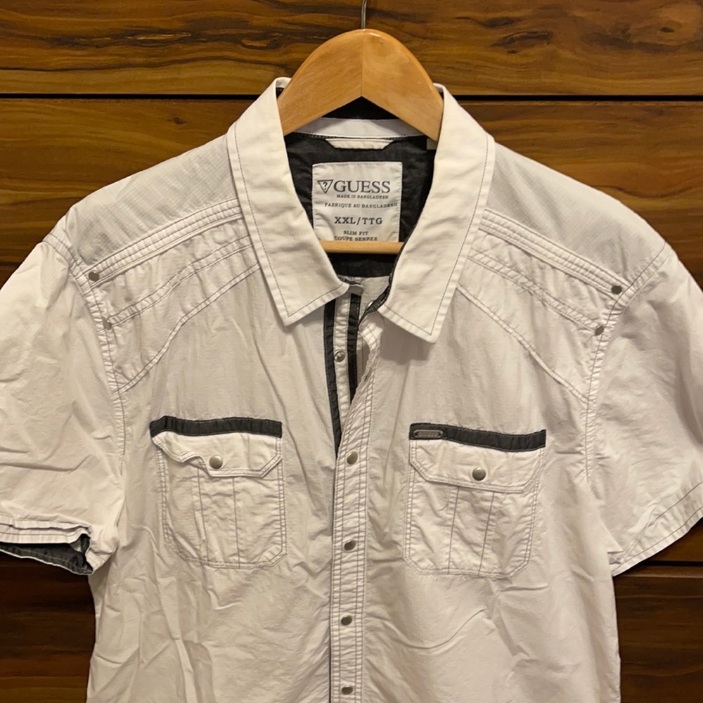 Guess button down shirt